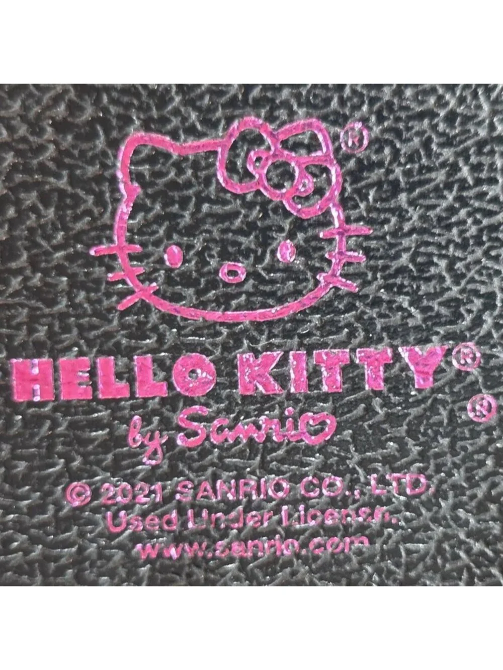 Hello Kitty Makeup Travel Case Impressions Vanity Co. Pink Leopard NWT